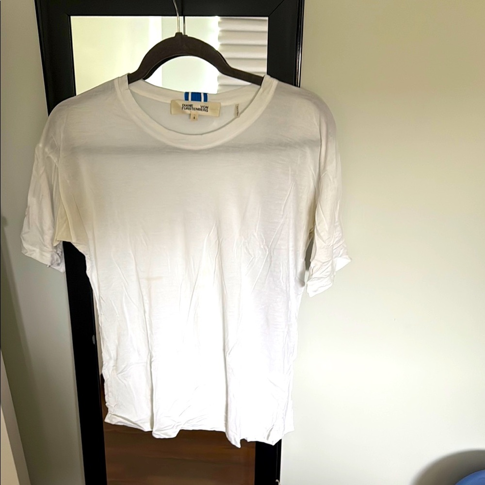 Diane Von Furstenberg White Tee